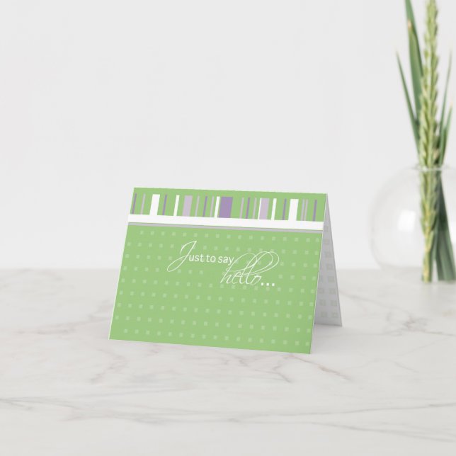 Säg bara Hej Card Kort (Framsida)