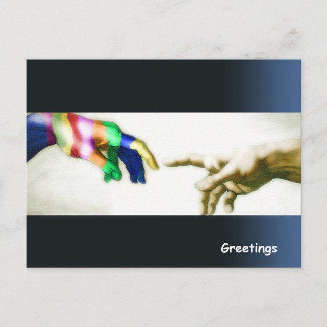 Säg bara Hej Vykort (Framsida)