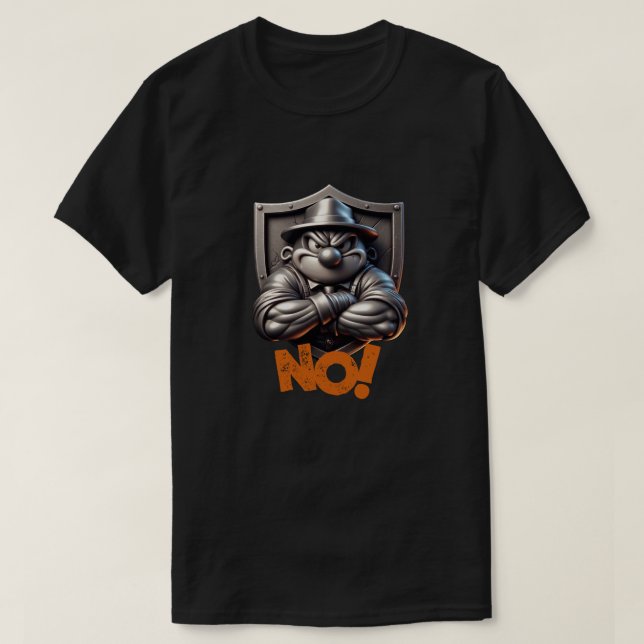Säg bara nej! t shirt (Design framsida)
