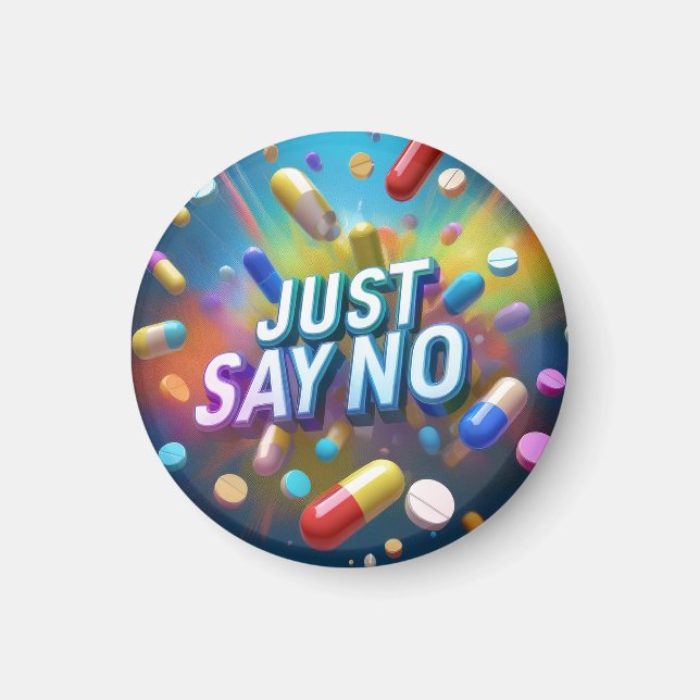 Säg bara nej till droger magnet (Framsidan)