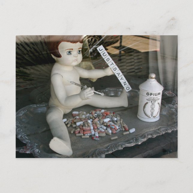 Säg bara nej till droger vykort (Framsida)