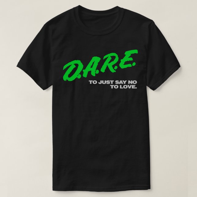 SÄG BARA NEJ TILL KÄRLEK T SHIRT (Design framsida)