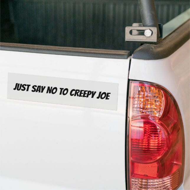 SÄG BARA NEJ TILL KREPISERA JOBBKÖPARSTICKER BILDEKAL (På lastbil)