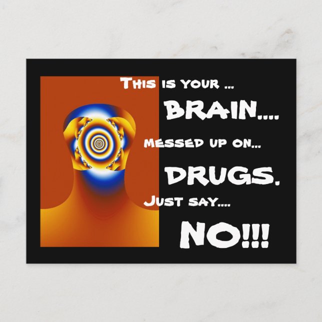 "SÄG BARA NEJ!" VYKORT (Framsida)