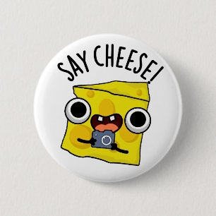Säg Cheese Funny Photographer Pun Knapp