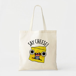Säg Cheese Funny Photographer Pun Tygkasse