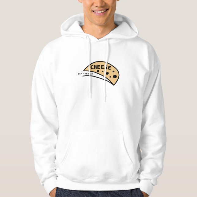 Säg Cheese Hoodie (Framsida)