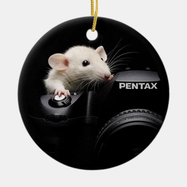 Säg Cheese! Julgransprydnad Keramik (Framsidan)