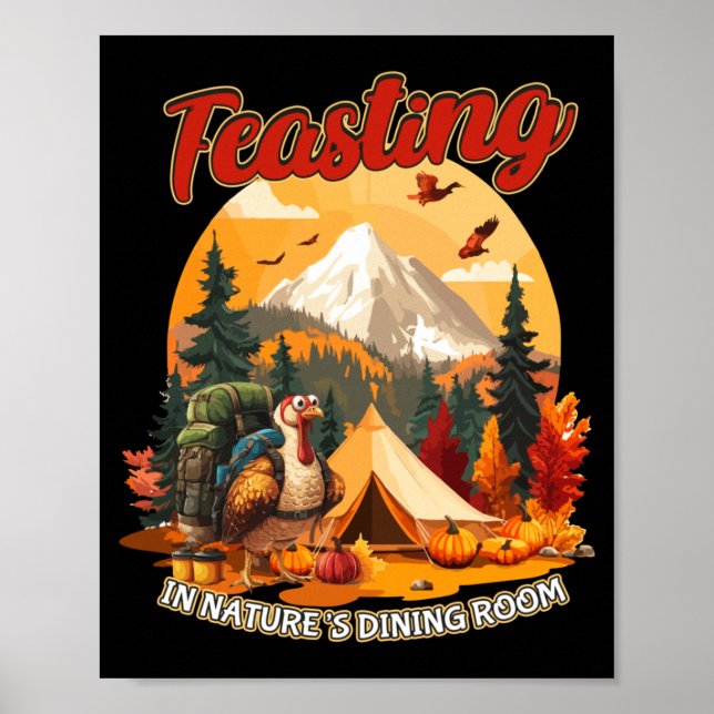 Säg-dag- Camping- Kalkon- Vandring- Älskare Poster (Framsidan)