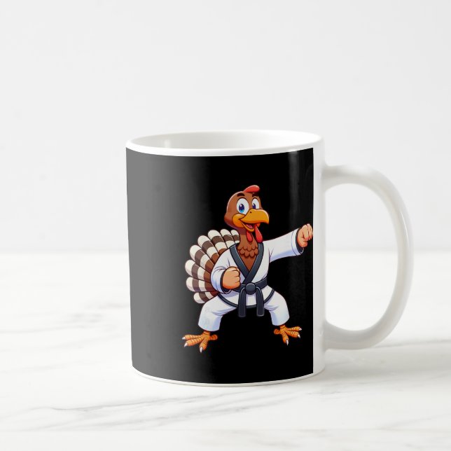 Säg-dags MMA Kickboxning Judo Karate Turkiet Kid Kaffemugg (Höger)