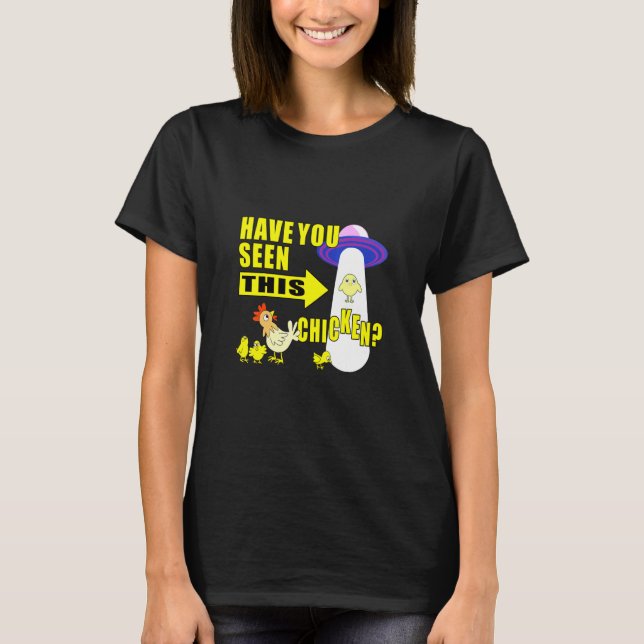 såg den här kycklingen t shirt (Framsida)