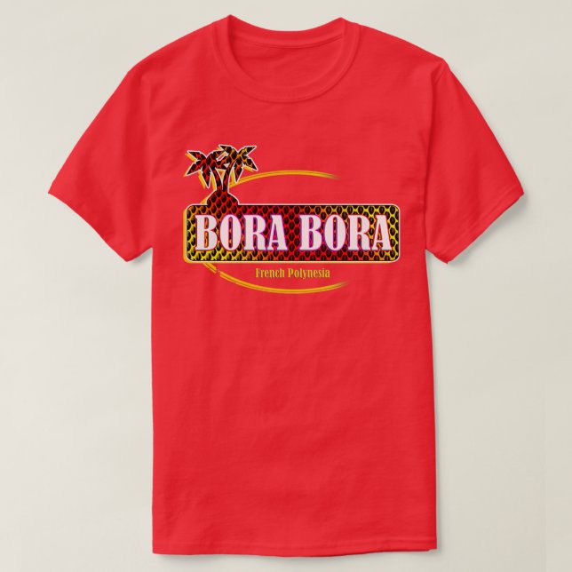 Säg det Bora Bora T Shirt (Design framsida)