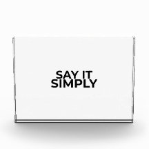 Säg det Enkelt Minimalistisk Modern Skrivbordsdeko