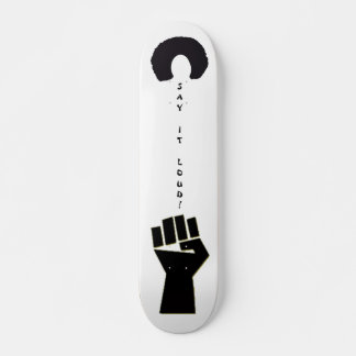 Säg det, Loud! Skuggbord Skateboard Bräda 19,5 Cm