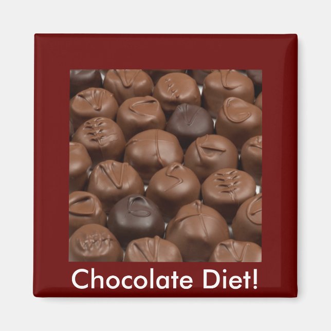 Säg det med choklad! magnet (Framsidan)