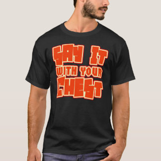 Säg det med ditt kast - T-Shirt