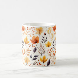 Säg det med höstlöv 2 - kaffemugg