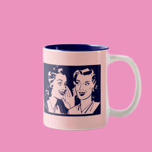 Säg det på jiddiskan Två-Tonad mugg