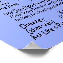 Säg det på Yiddisch Poster