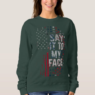 Säg det till min Ansikte Kamala Harris 2024 Kampan T Shirt