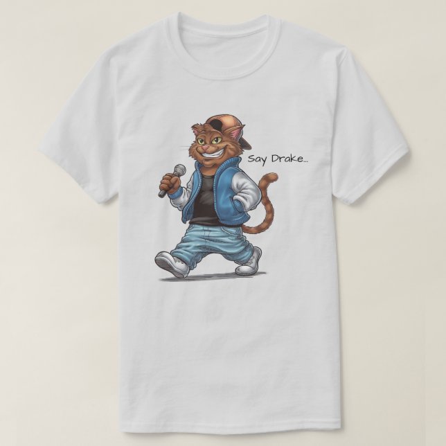 Säg Drake Catty T-Shirt (Design framsida)