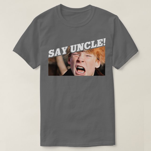 Säg farbror Scut Farkus T Shirt (Design framsida)