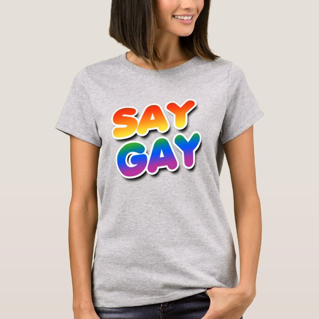 SAG GAY T SHIRT (Framsida)