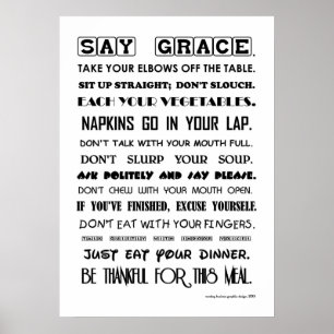 SÄG GRACE.. POSTER