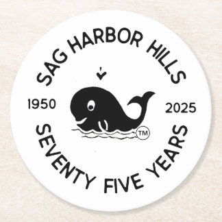 SAG HARBOR BACKE BEVERAGE COASTERS UNDERLÄGG PAPPER RUND
