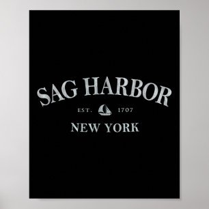 Sag Harbor New York _ Sag Harbor Ny Segelbåt Poster