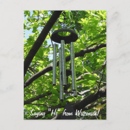 Säg hej från Wisconsin Vykort