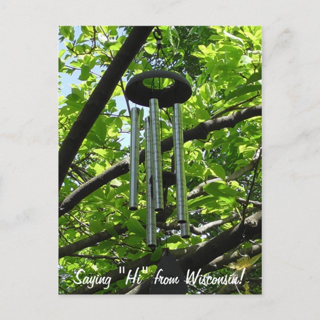 Säg hej från Wisconsin Vykort (Framsida)