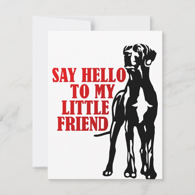 Säg hej till min lilla vän (Framsida)