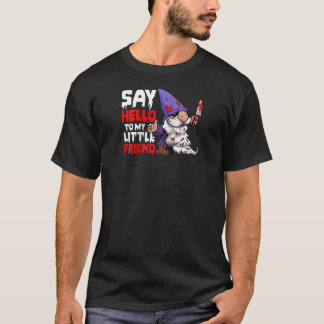 Säg hej till min lilla vän män Halloween-dagen Ce T Shirt