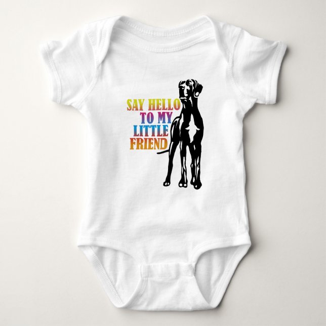 Säg Hej till min lilla vän T-shirt (Framsida)