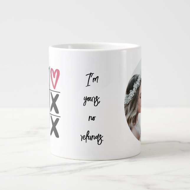 Säg "I Kärlek You" med Personlig Valentines day Jumbo Mugg (Framsidan)