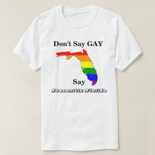 Säg inget, säg #DesanitizeFlorida T-Shirt