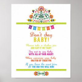 Säg inte att babyskor Poster Fiesta
