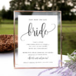 Säg inte att kortbildsspelets minimalistiska kalli poster<br><div class="desc">Den här enkla duschspelssignalen innehåller en skriptrubrik och anpassningsbarnas text. Använda mallformuläret för att lägga till din anpassning och för att ändra text</div>