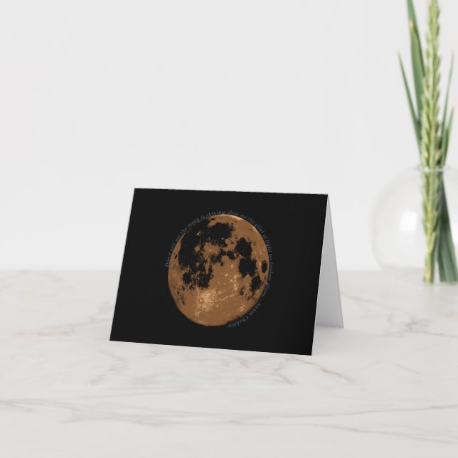 Säg inte att måne visar Chekhov citat Kort (Framsida)