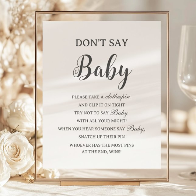 Säg inte Baby-spel (Skapare uppladdad)