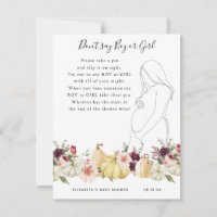 Säg Inte Pojke Eller Flicka | Baby Shower Lek