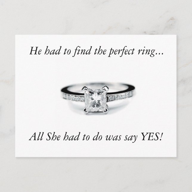 Säg ja meddelande vykort (Framsida)