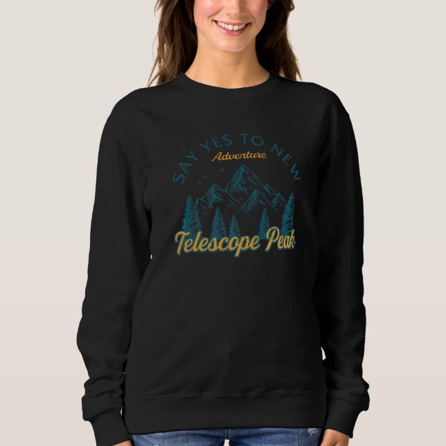 Säg ja till den nya Äventyr-telescope-höjningen T Shirt (Framsida)