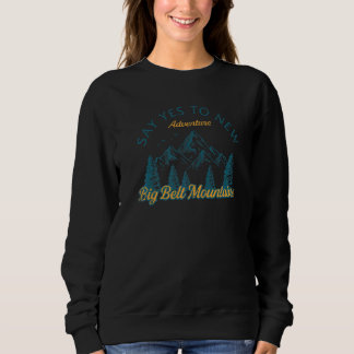 Säg ja till New Äventyr Big Bälte Mountains Hikin T Shirt