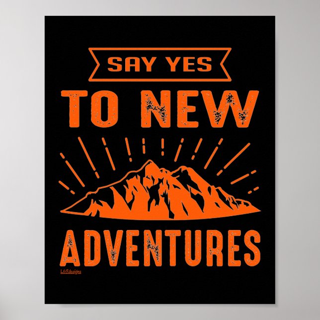 SÄG JA TILL NYA ÄVENTYR! POSTER (Framsidan)