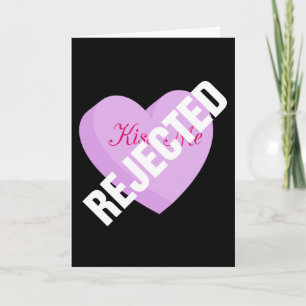 Säg Lycklig Valentineser med avvisning och delning Helgkort