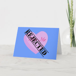 Säg Lycklig Valentineser med avvisning och delning Helgkort