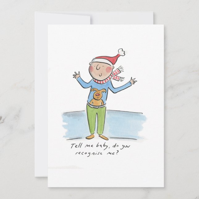 Säg mig Baby Inbjudningar (Framsida)