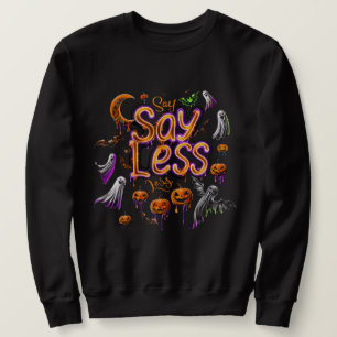 Säg mindre ExDesigner Halloween Lång Ärmad Tröja